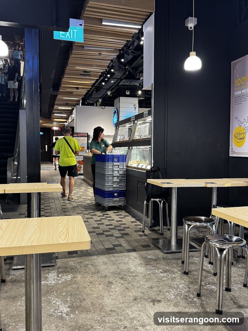 Food Stall with Seating Area