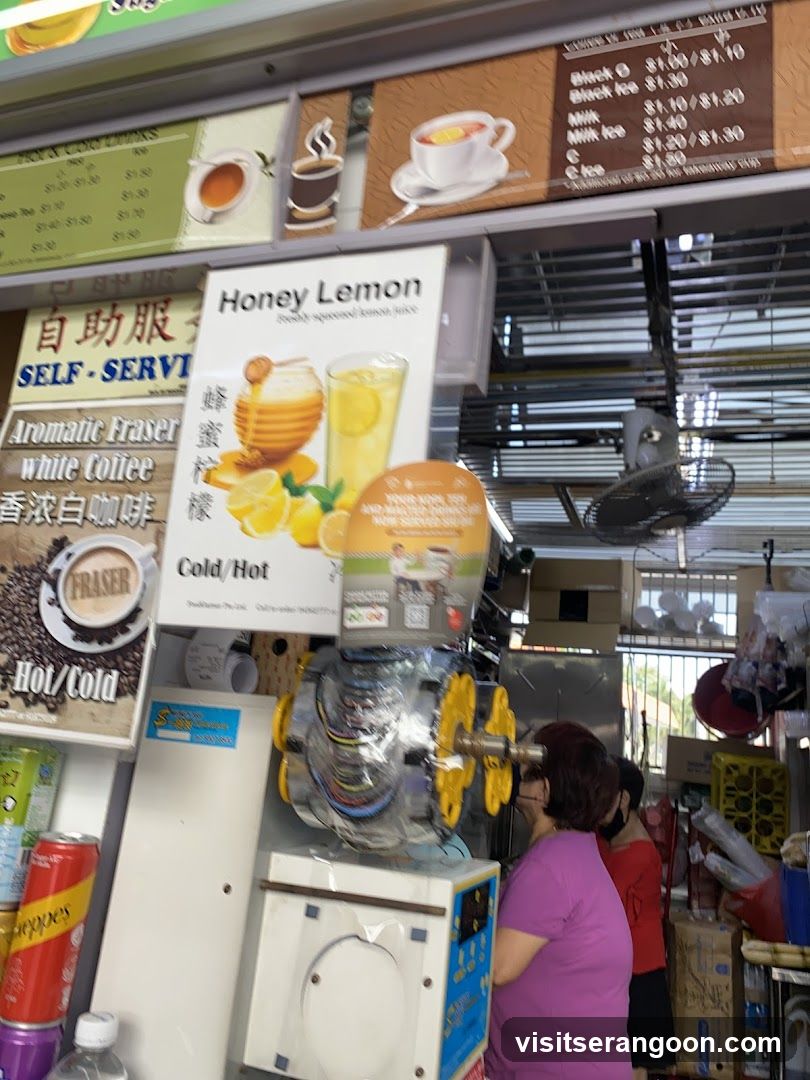 Beverage Menu and Self-Service Sign