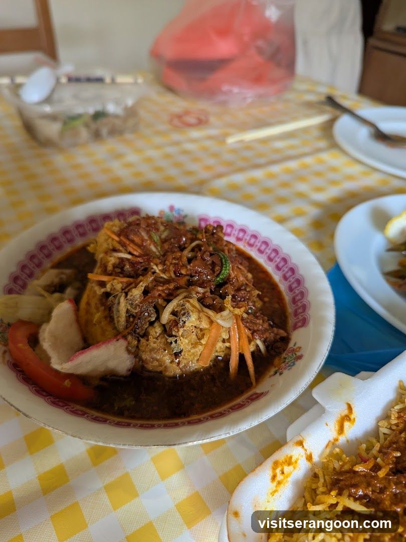 Food on a table