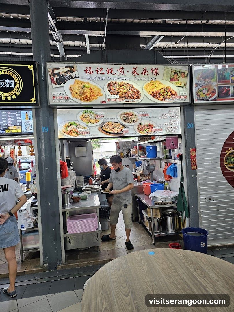 Food Stall with Menu Display