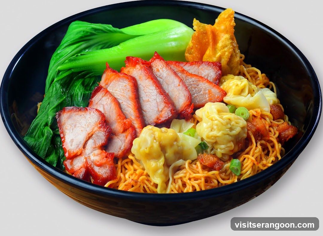 Char Siu Noodles with Wontons