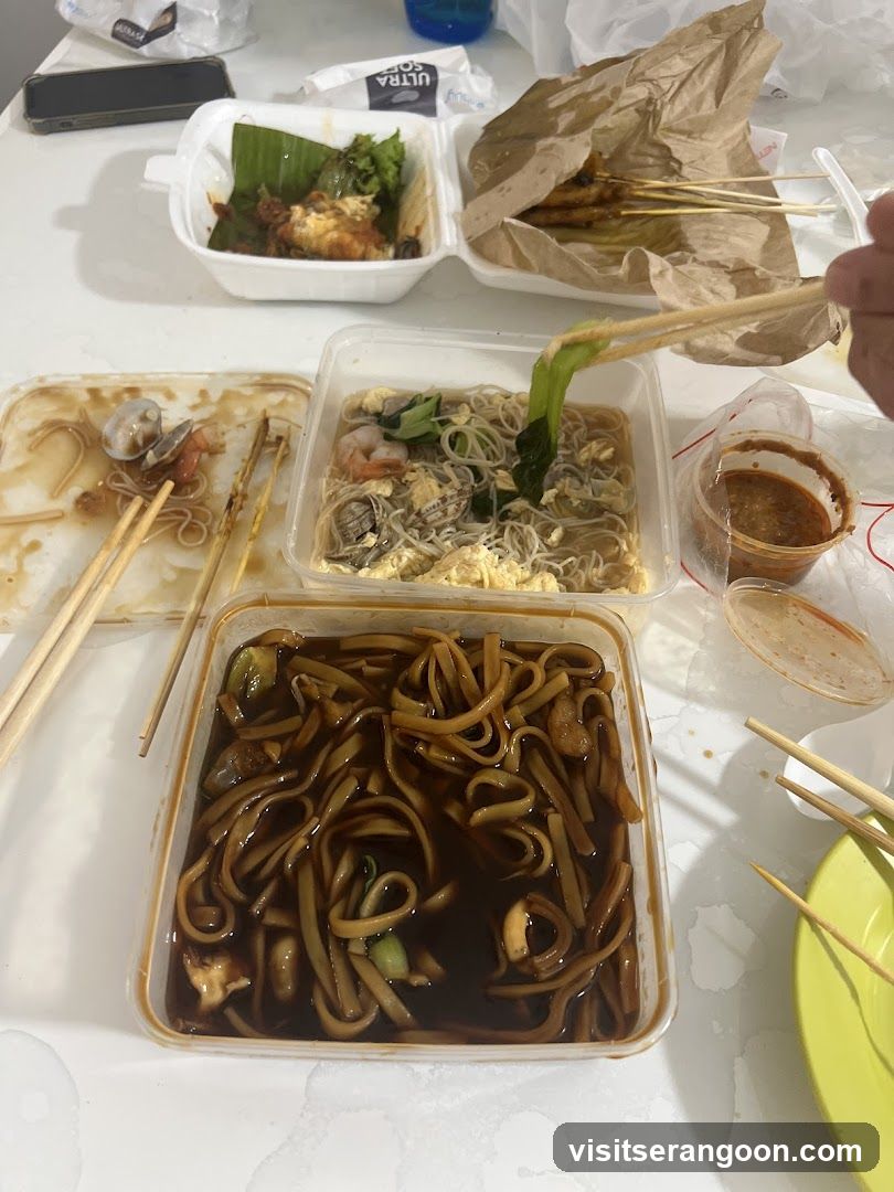 Takeout Noodles and Skewers