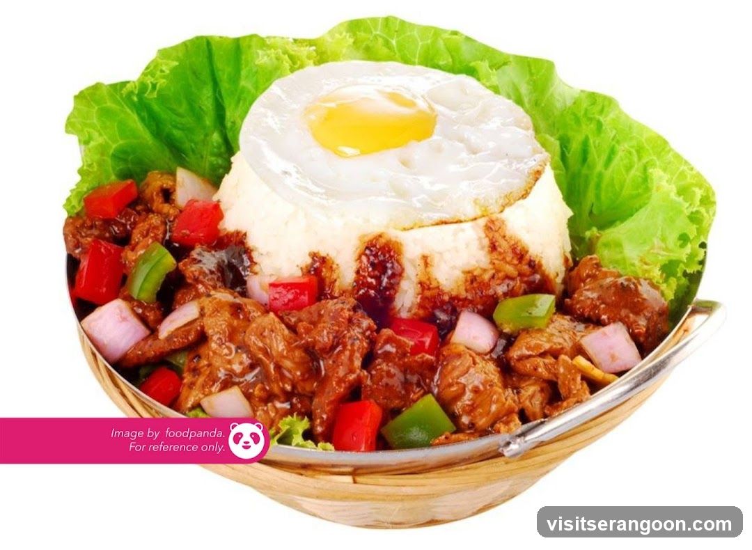Beef and Rice Bowl with Fried Egg