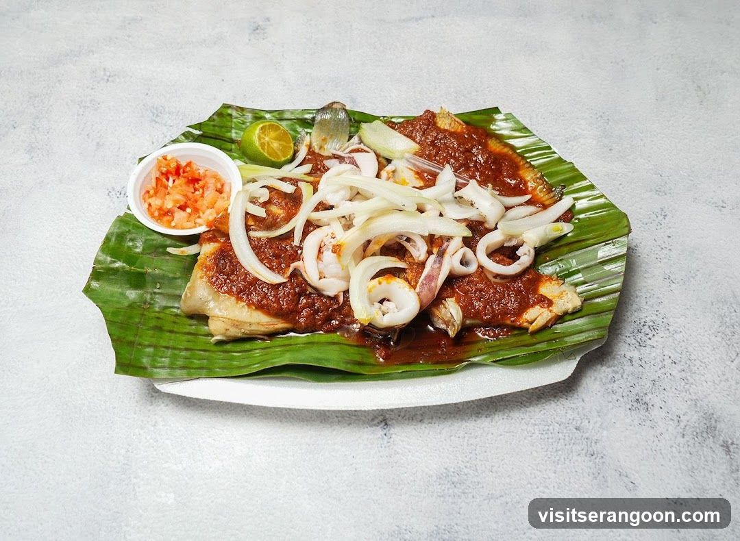 Fish and Squid with Sambal Sauce