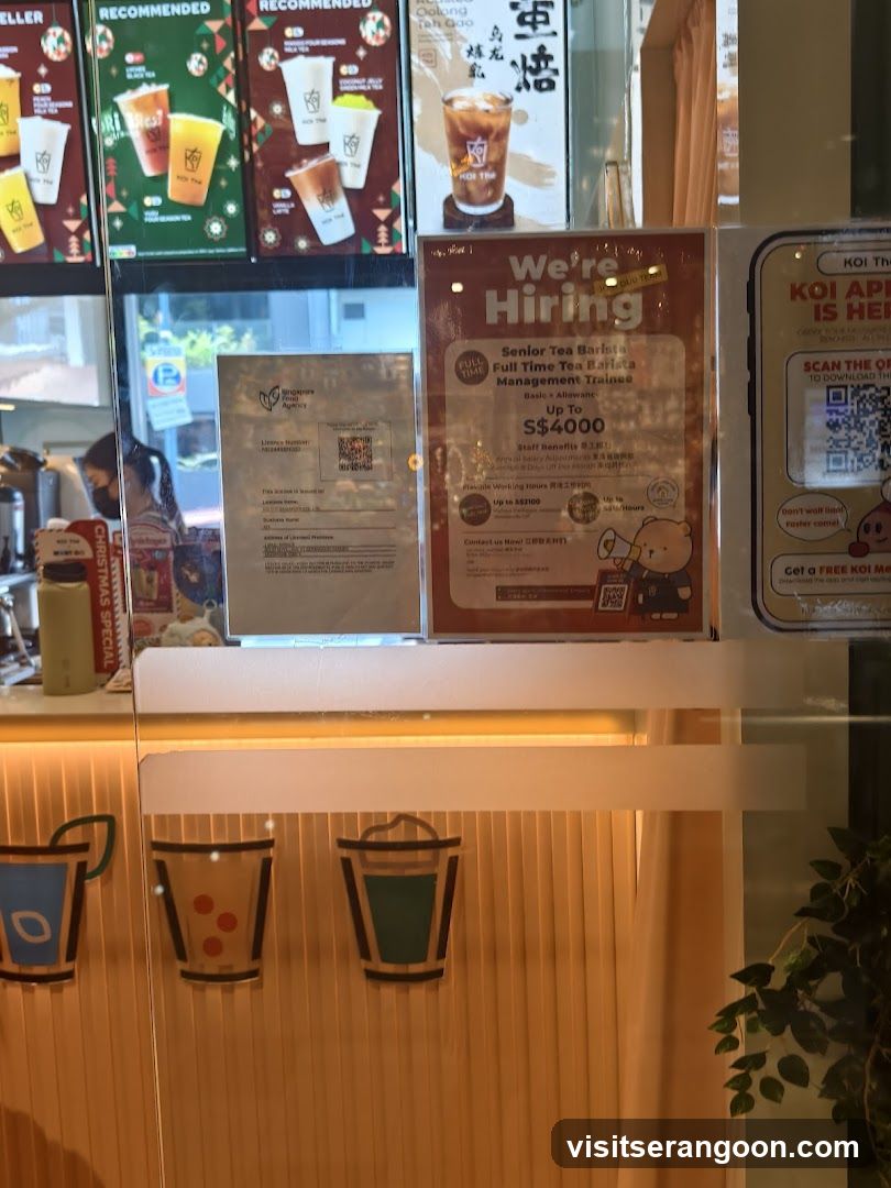 Hiring Poster and Menu Displays
