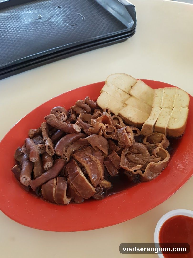 Braised Intestines and Tofu