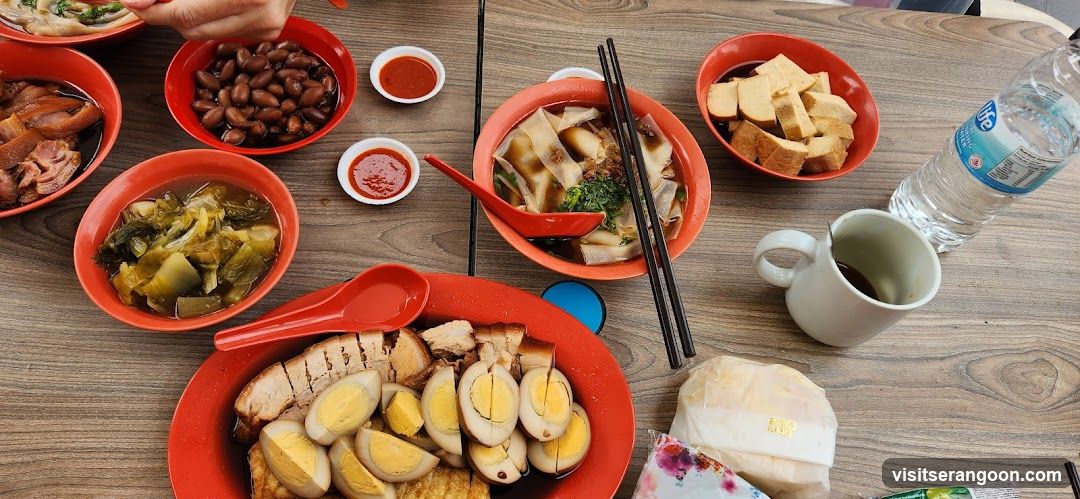 Table with various dishes