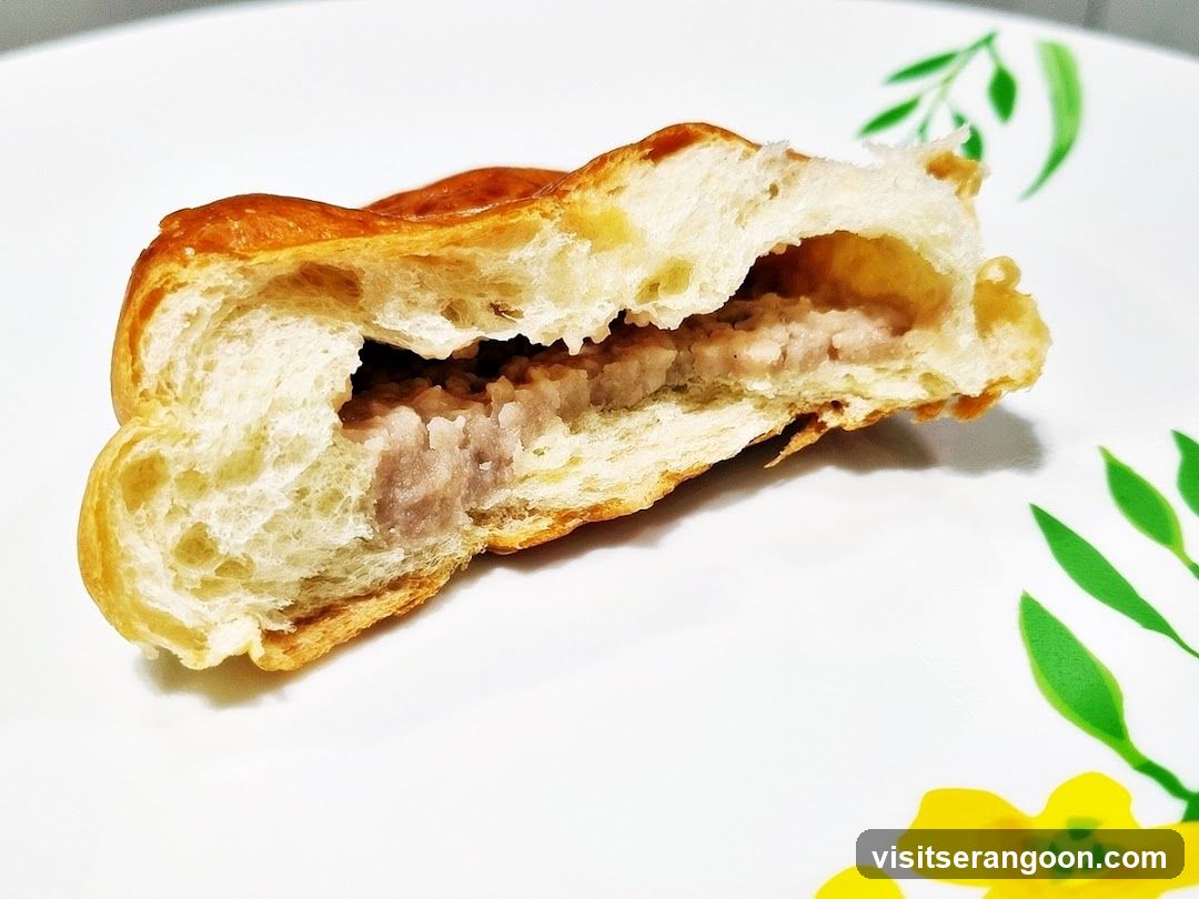 Taro filled pastry