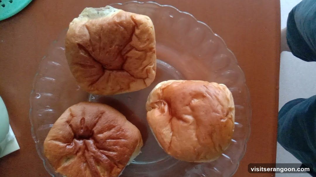 Three Bread Rolls