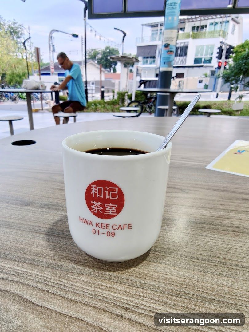 Coffee Cup at Hwa Kee Cafe