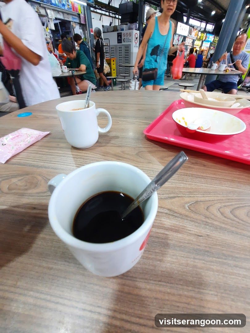 Coffee at a Food Court
