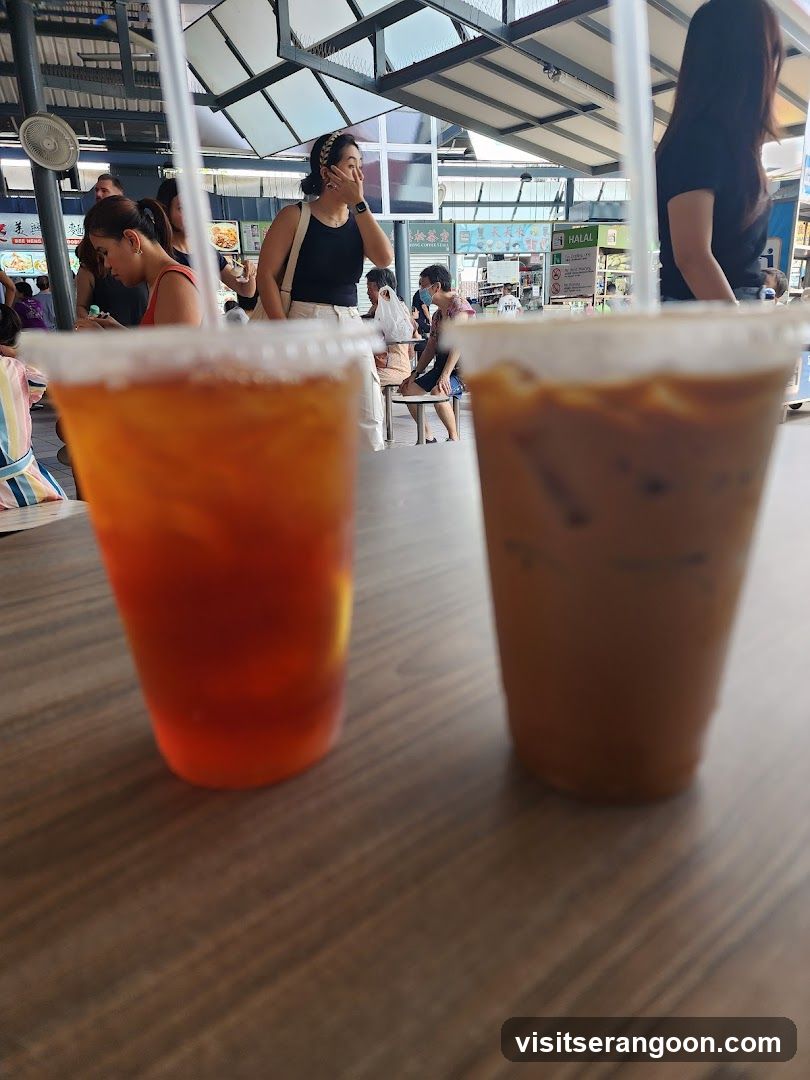 Drinks at a Food Court