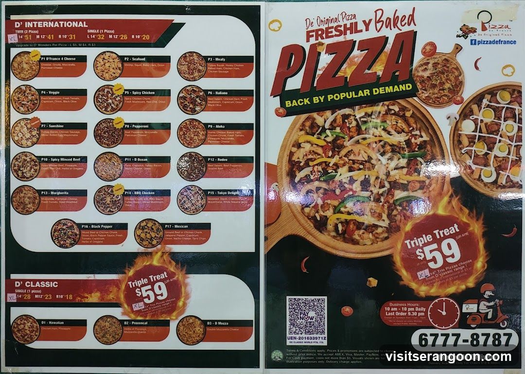 De' Original Pizza Freshly Baked