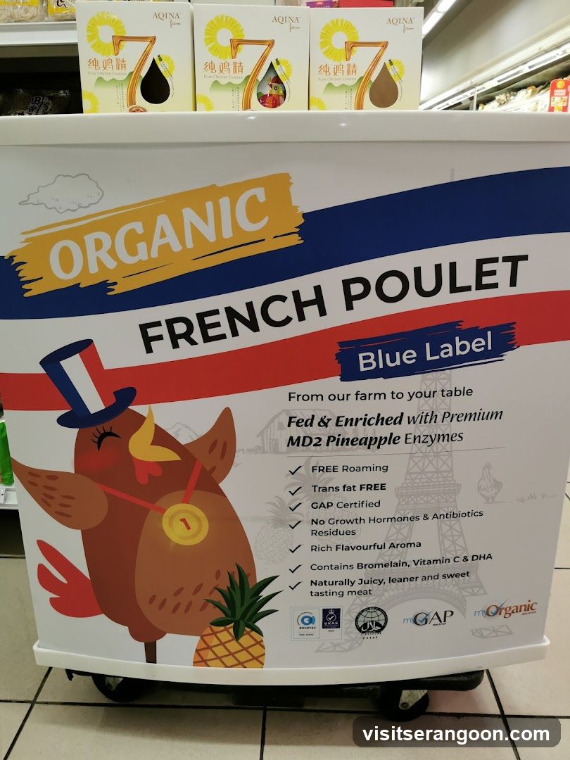 Organic French Poulet Display