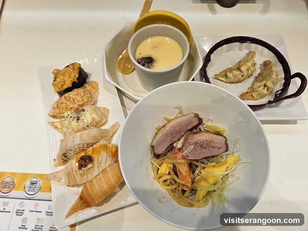 Assorted Japanese Dishes