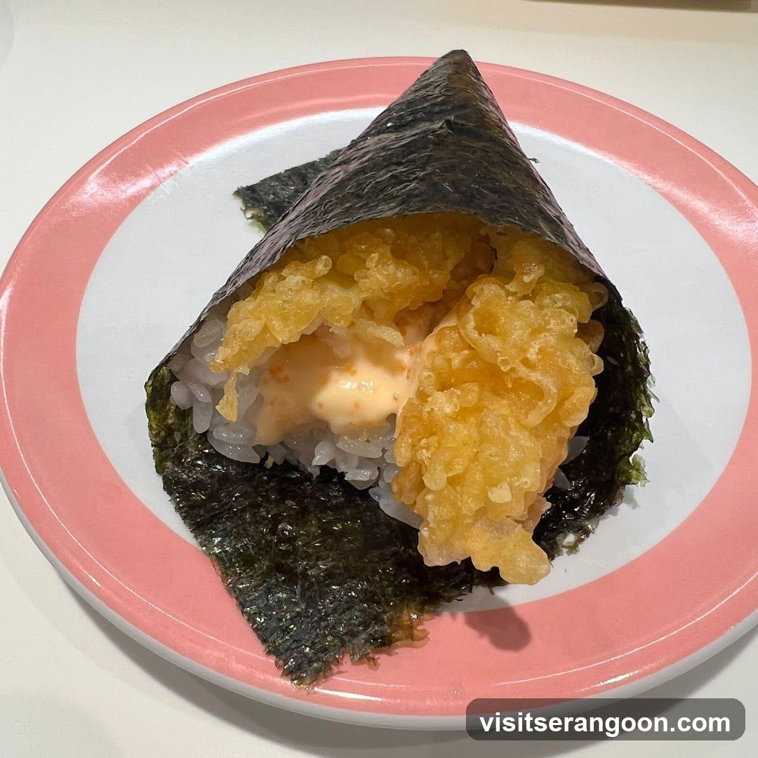 Ebi Tempura Hand Roll