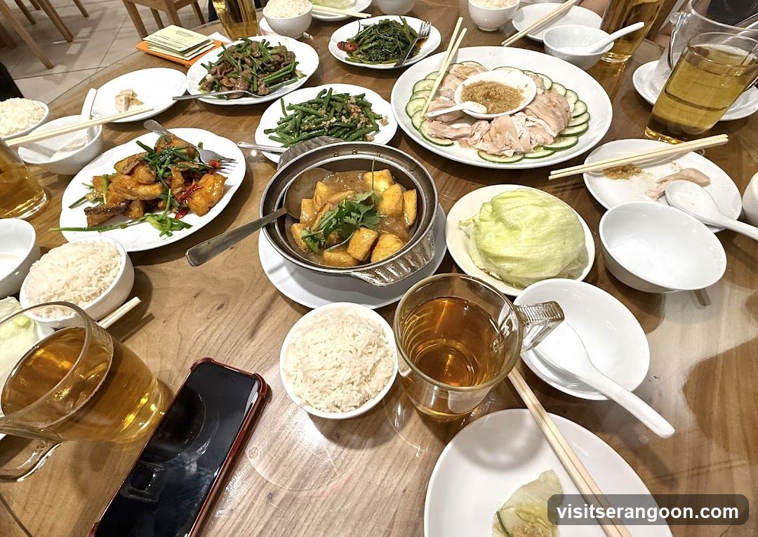 Chinese Food Spread