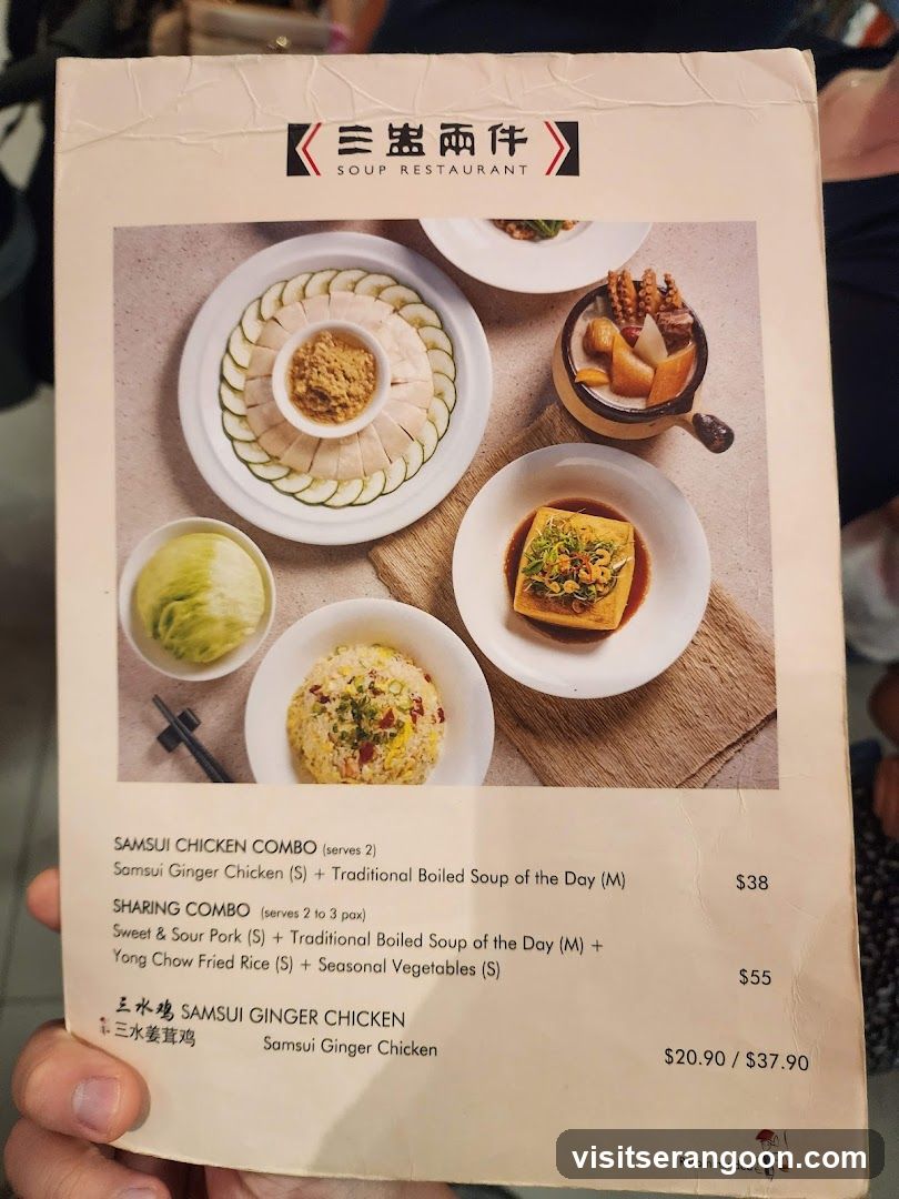 Soup Restaurant Menu