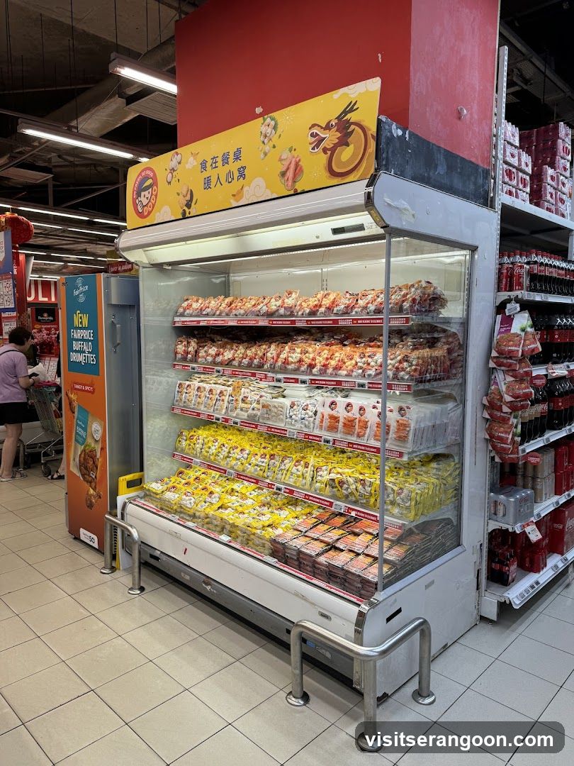 Supermarket Refrigerator Display