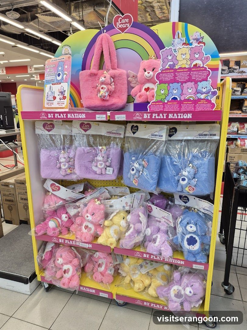 Care Bears Merchandise Display