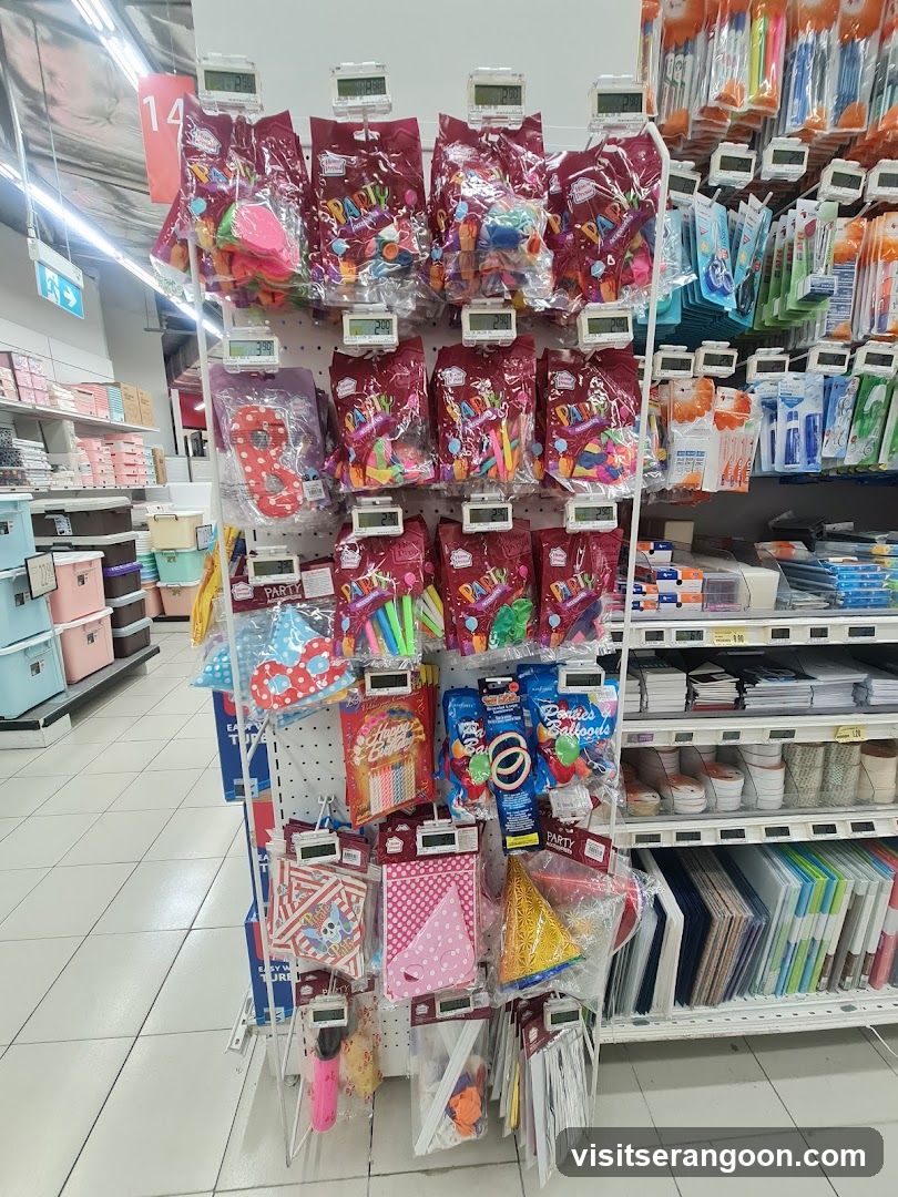Party Supplies Display