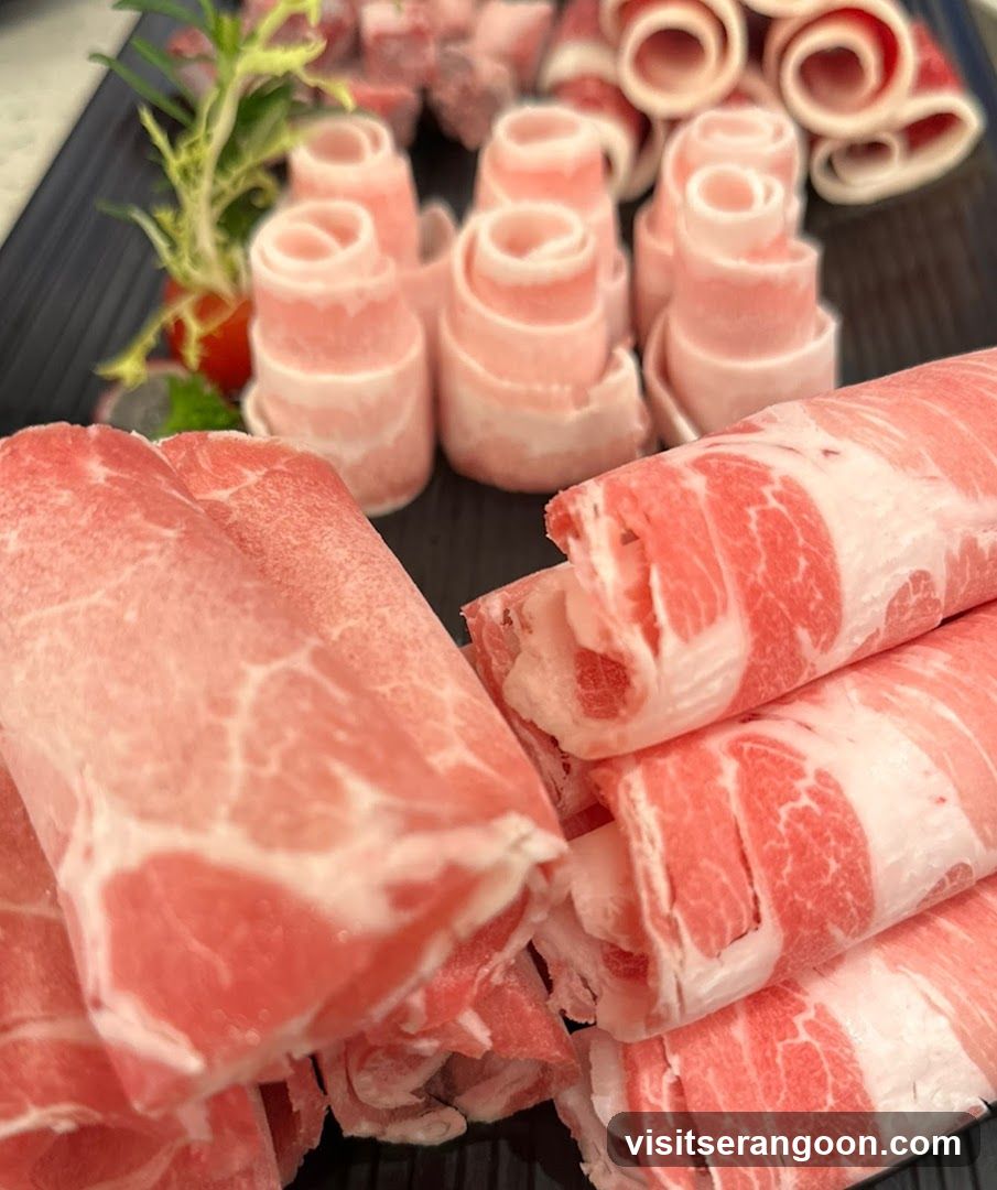 Thinly Sliced Meat Rolls