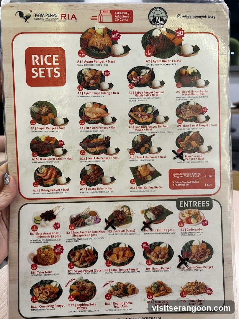AYAM PENYET RIA