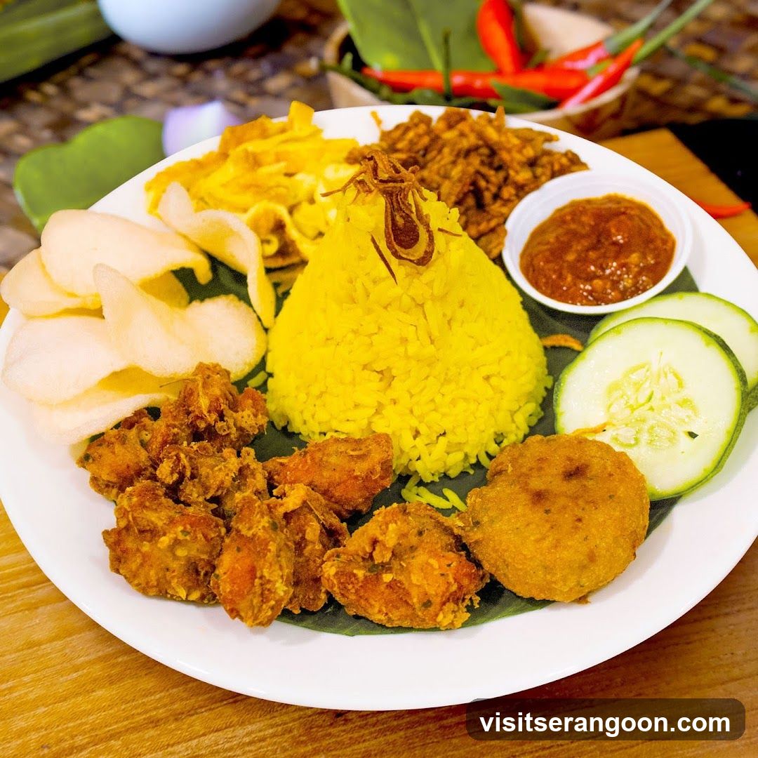 Nasi Kuning Platter
