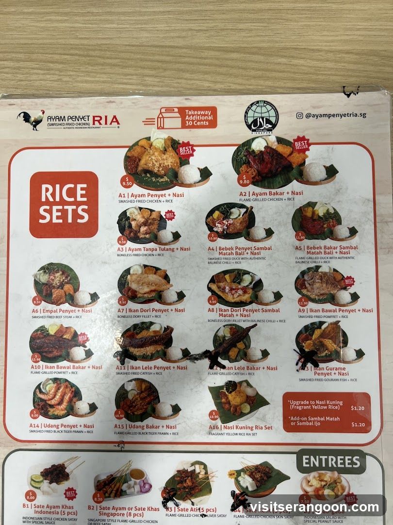AYAM PENYET RIA