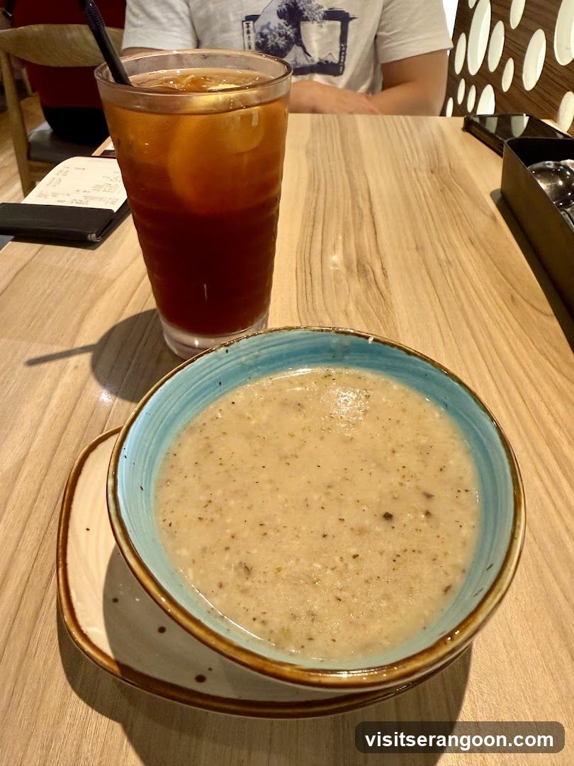 Soup and Iced Tea