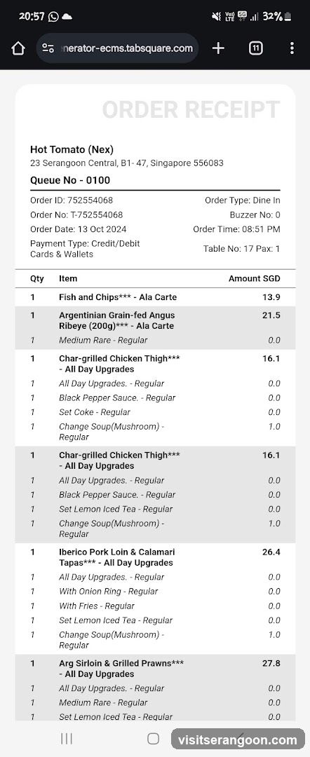 Order Receipt