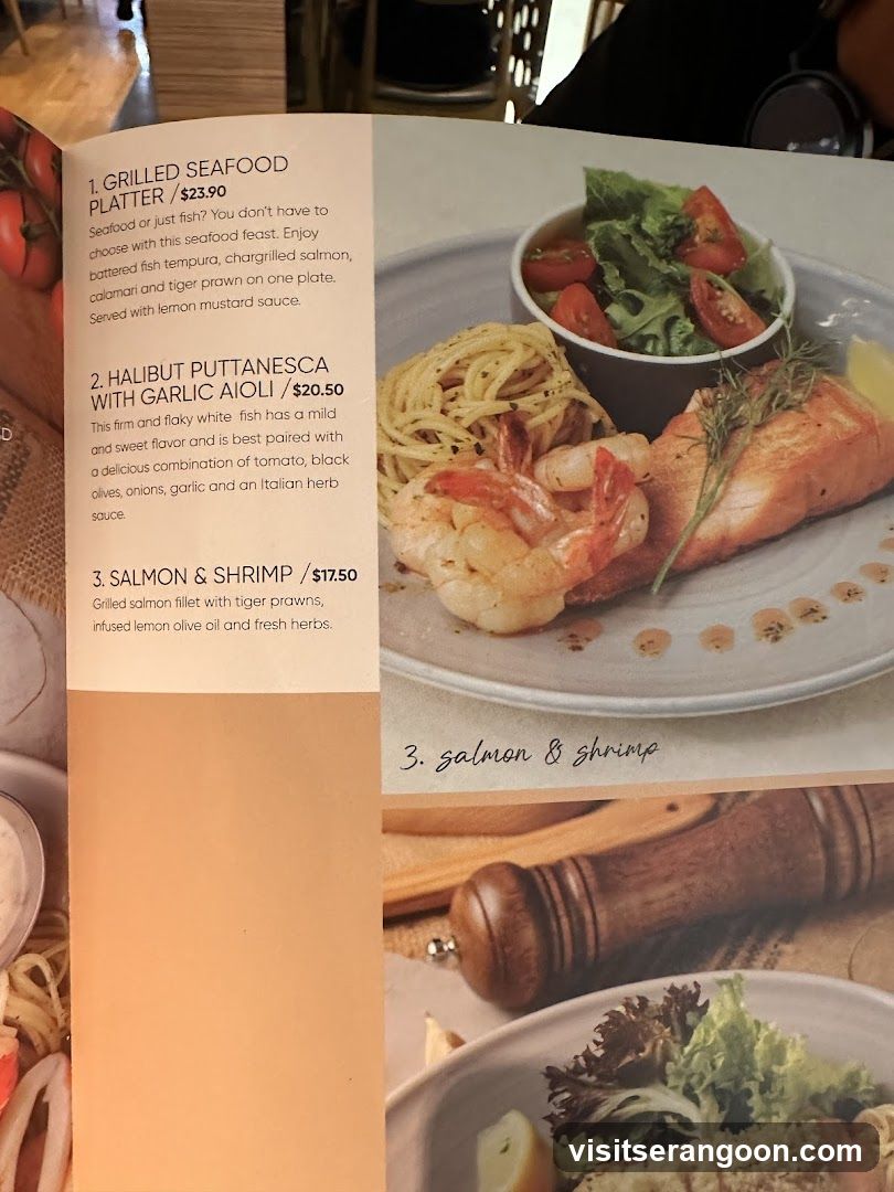 Seafood Menu