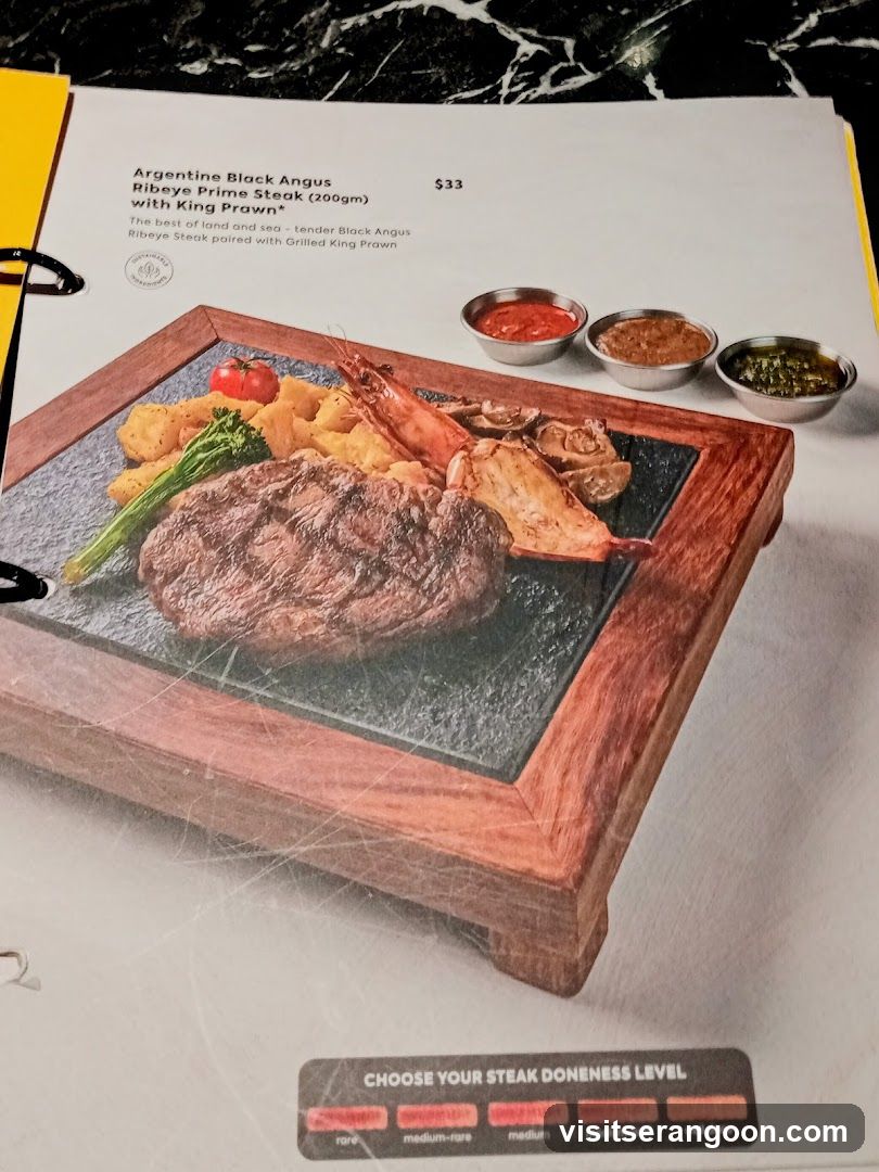 Argentine Black Angus Ribeye Prime Steak