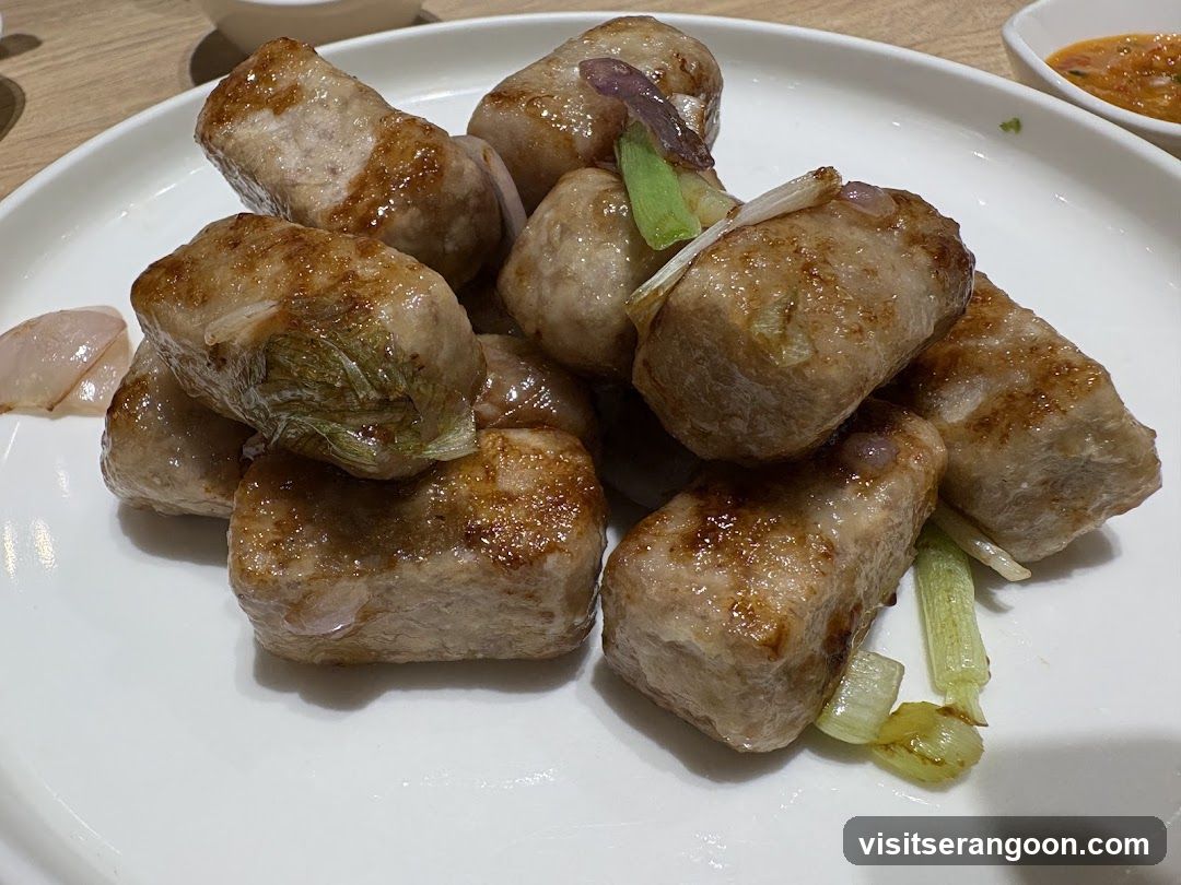 Sausage Bites with Scallions