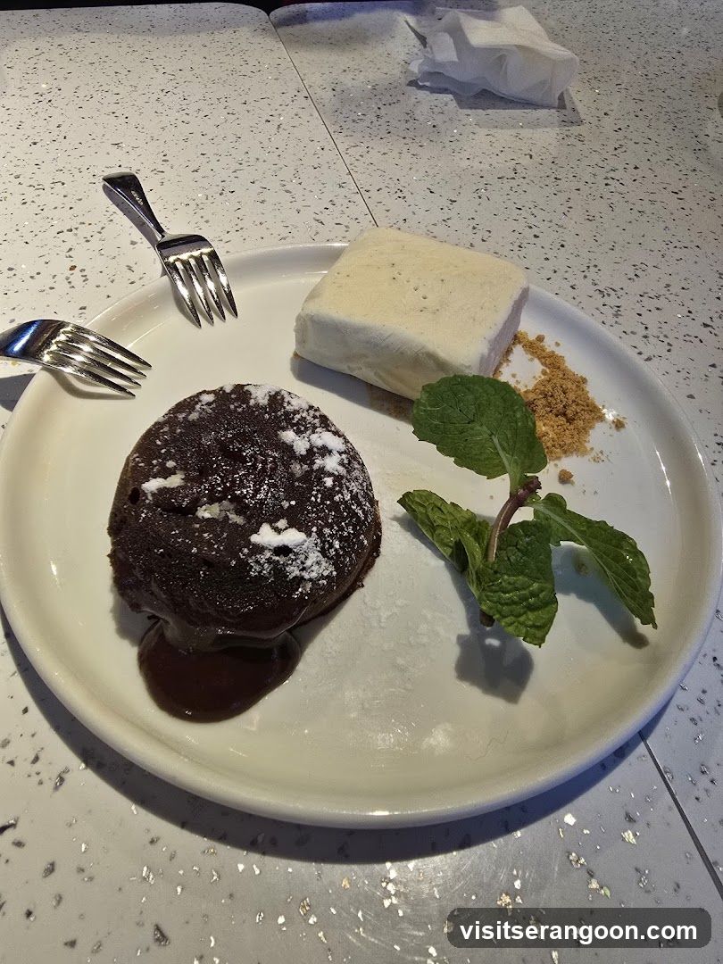 Chocolate Lava Cake with Ice Cream