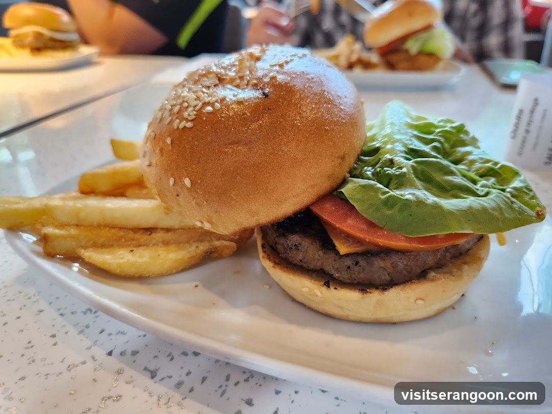 Burger and Fries