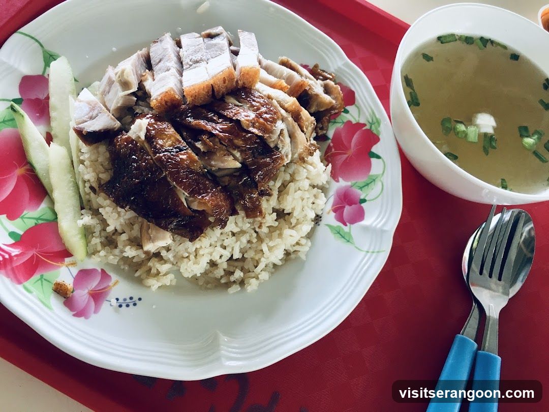 Roast Duck and Crispy Pork Rice