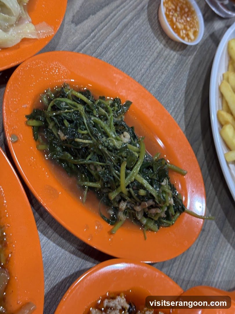 Stir-fried Water Spinach