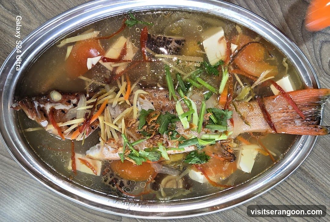 Steamed Fish with Tofu and Vegetables