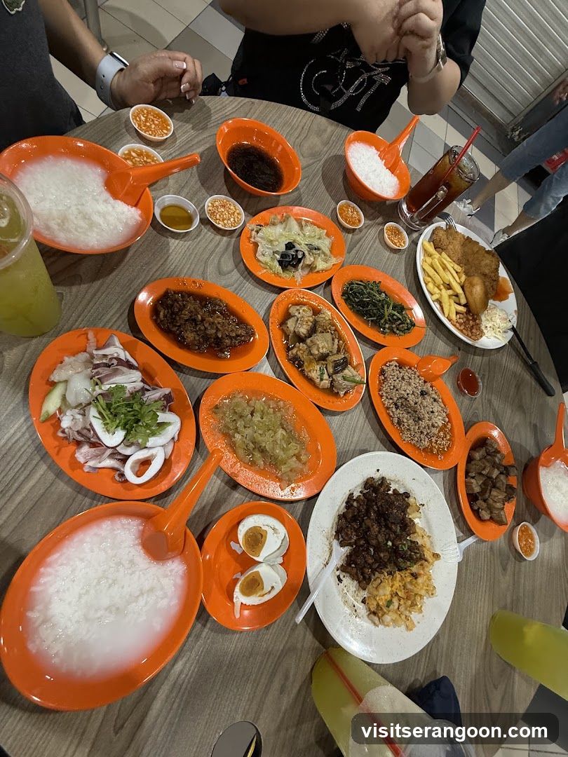 Meal with various dishes