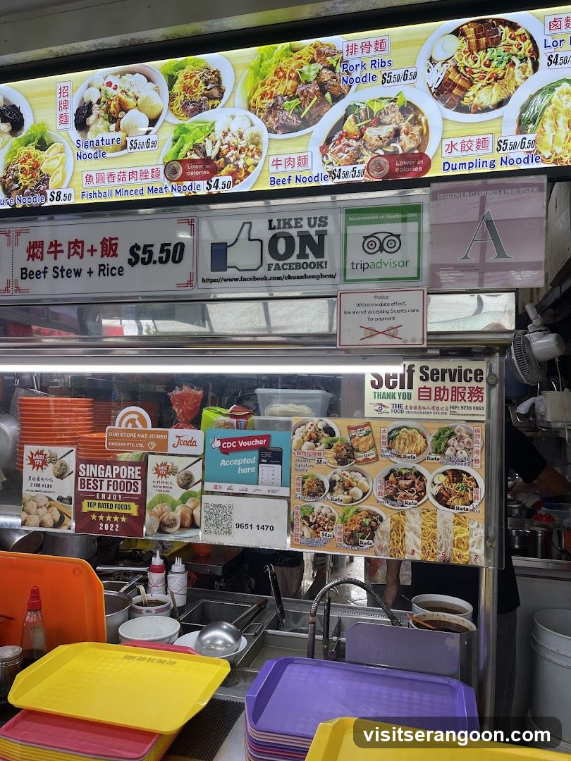 Food Stall Menu and Information