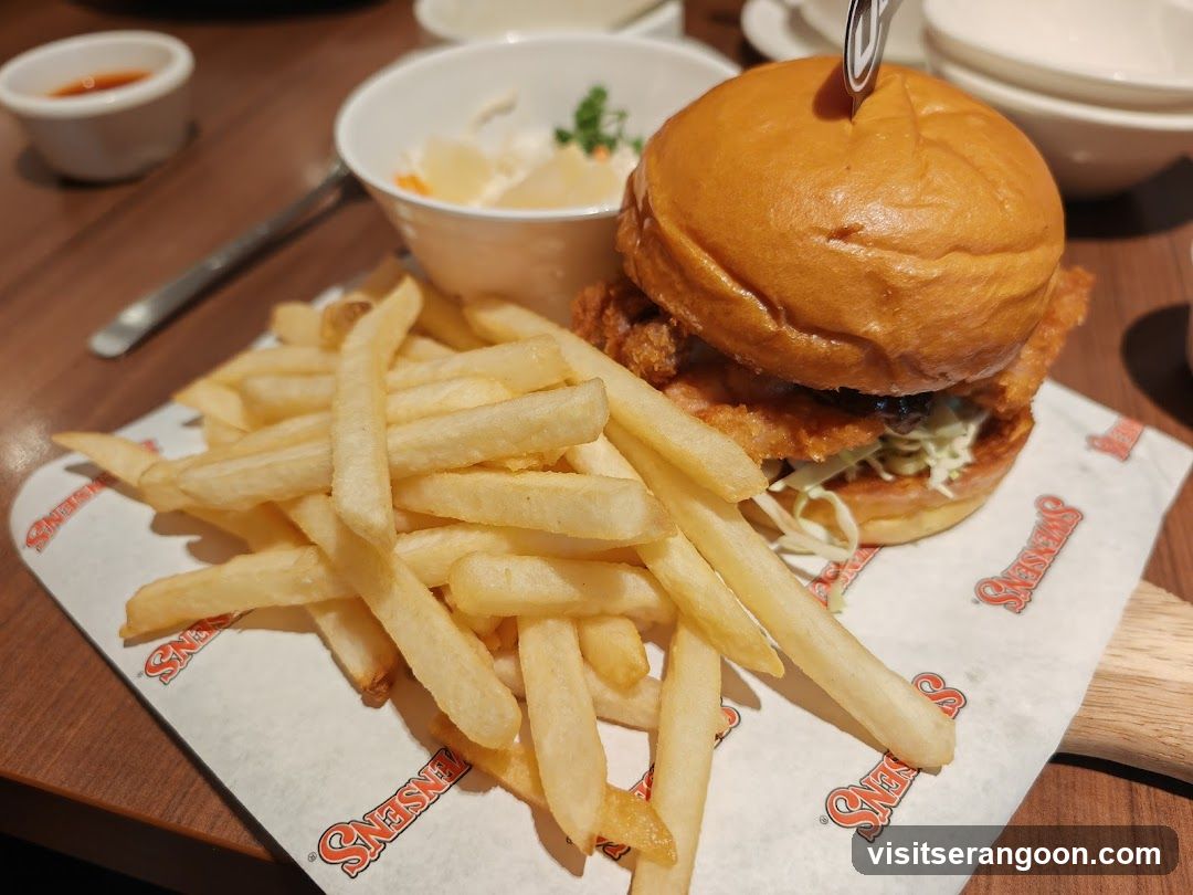 Burger and Fries
