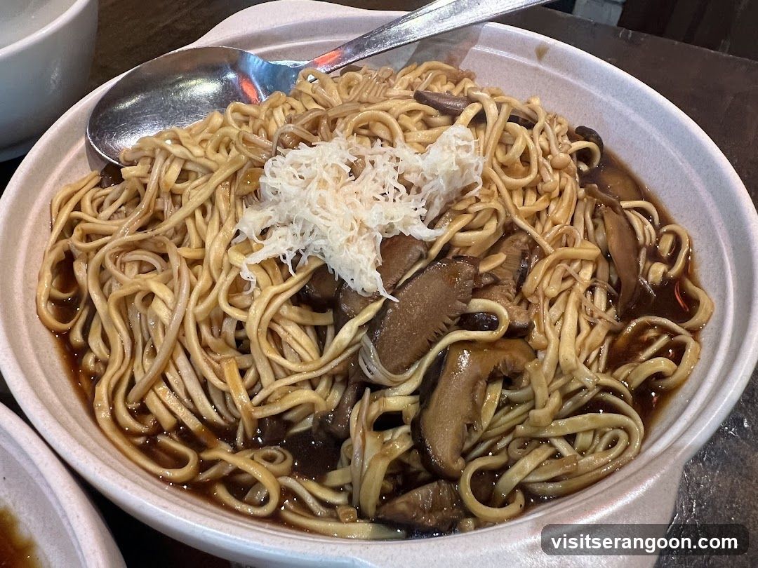 Noodles with Mushrooms