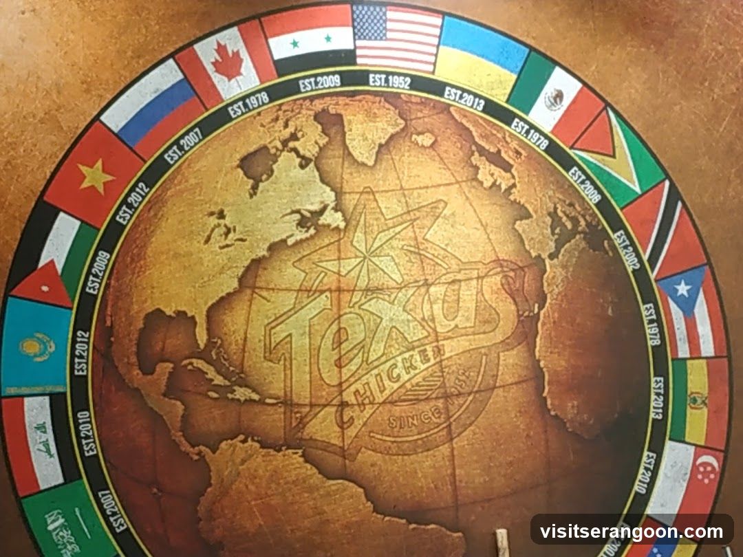 Texas Chicken Globe Graphic