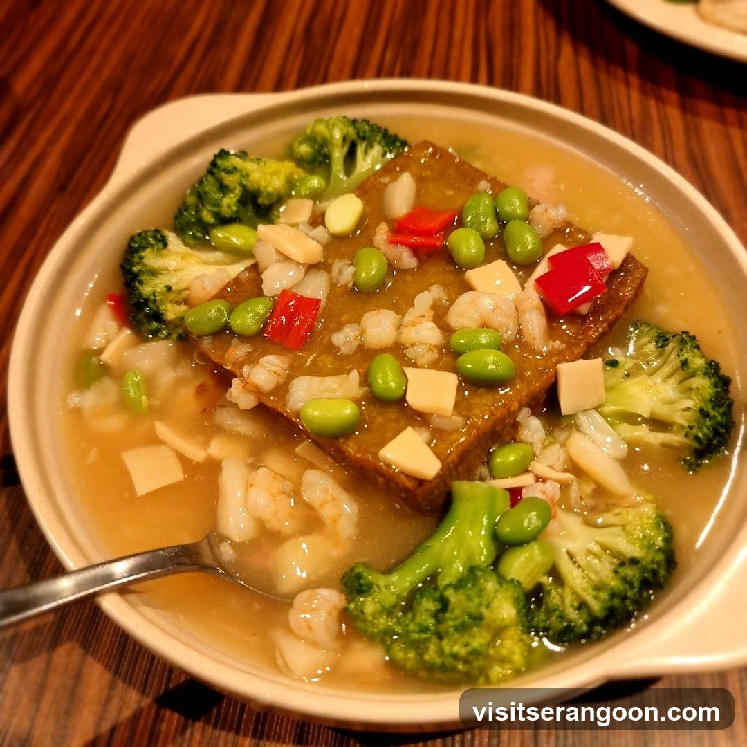 Tofu and Shrimp Dish