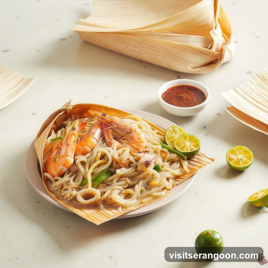 Seafood Noodles with Lime and Sauce