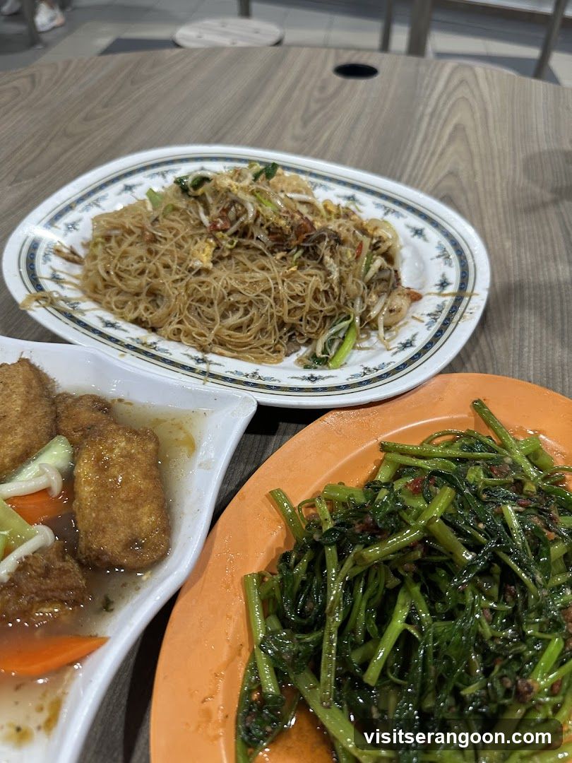 Three dishes on a table
