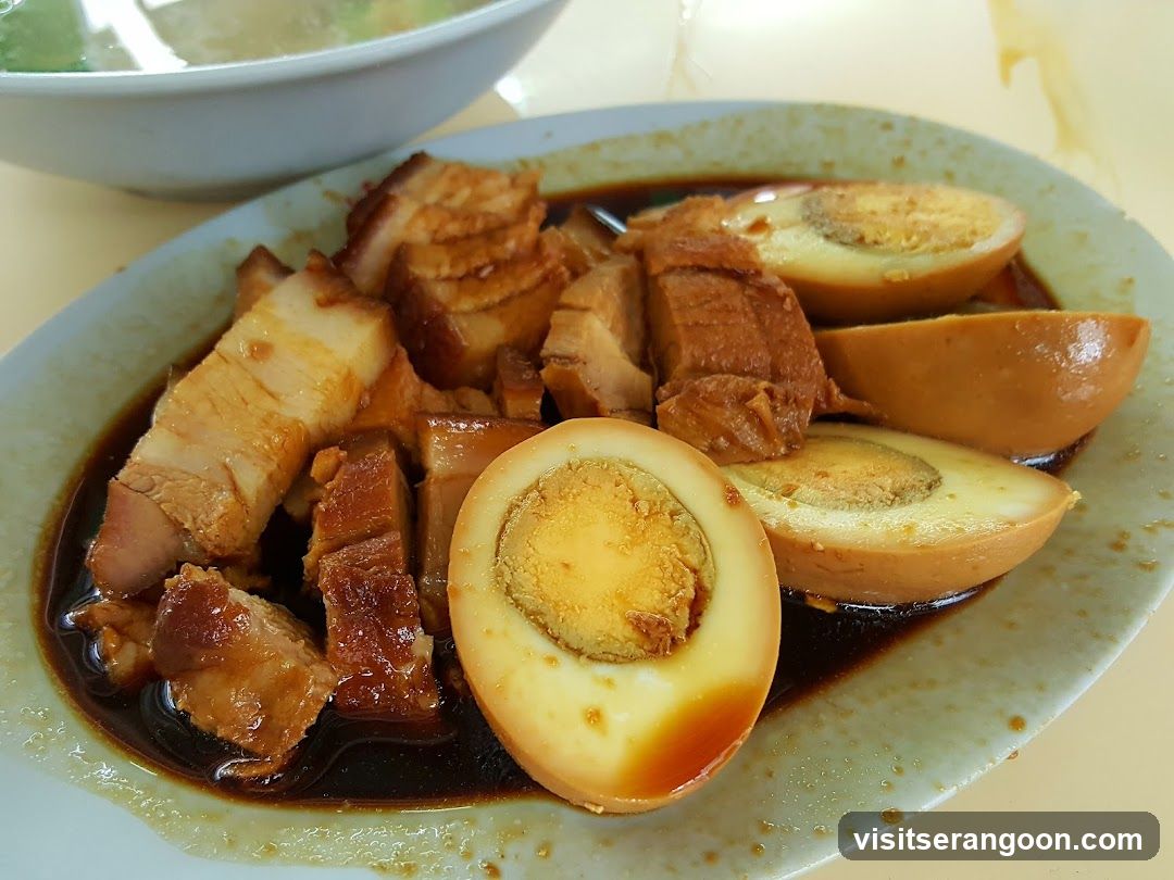 Braised Pork Belly and Eggs