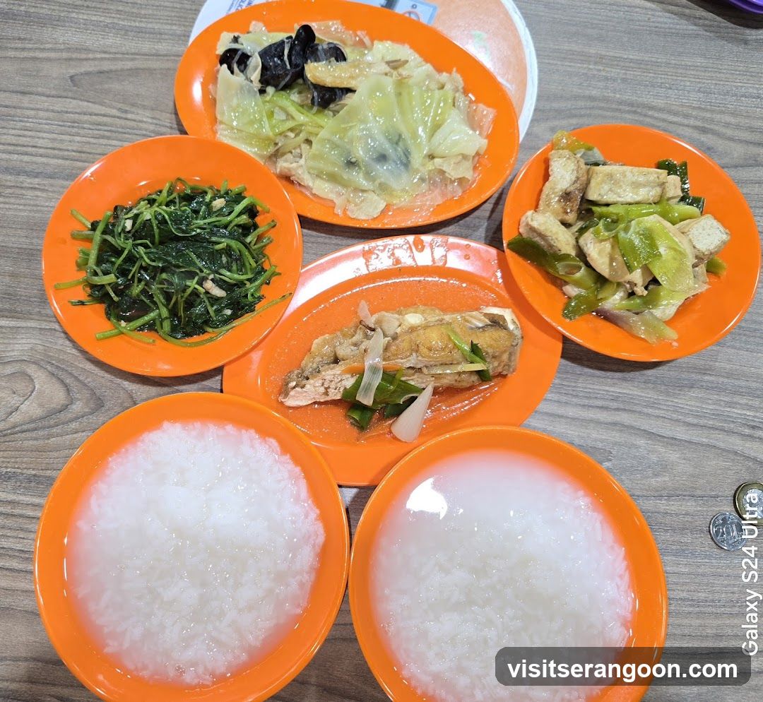 Dishes of Food