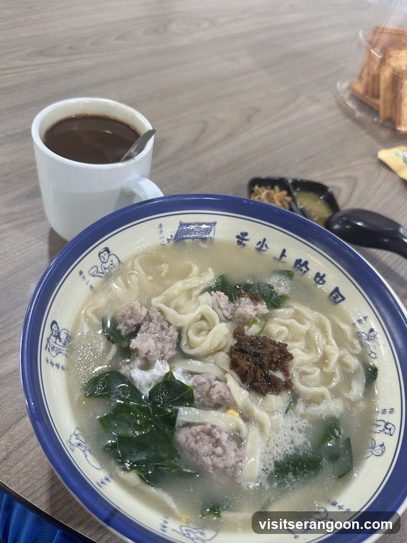 Noodle Soup and Coffee